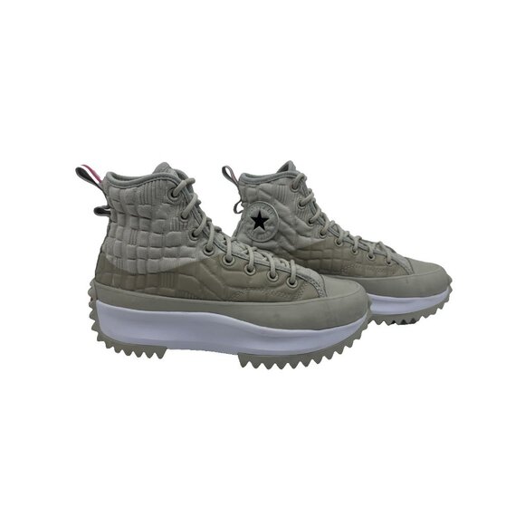 Converse Quilted Run Star Hike Platform Sneaker Khaki White 170440C M 7.5/ W 9.0 - Picture 1 of 14